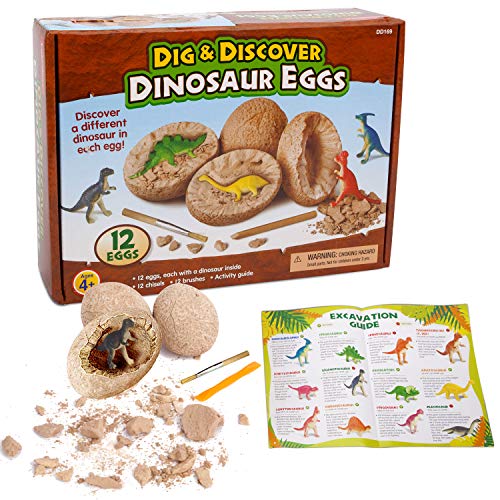 Dino Egg Dig Kit - Sugoiti 12 Packs Dinosaur Eggs Dig And Discover Dinosaur Eggs Toys review